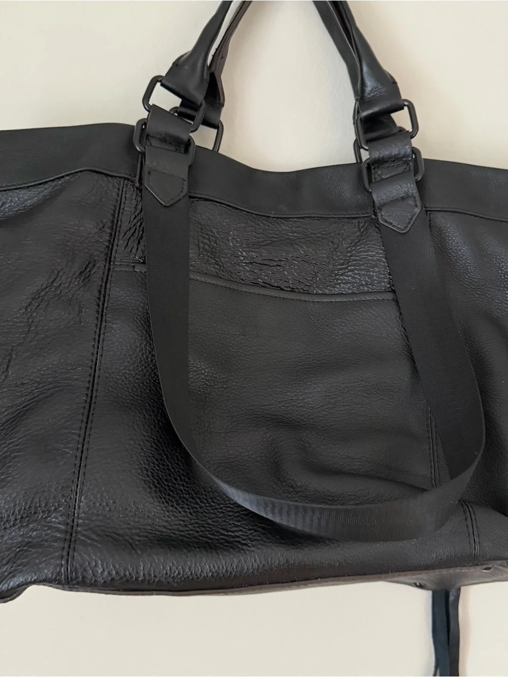 Aimee Kestenberg Black Leather Tote for Women